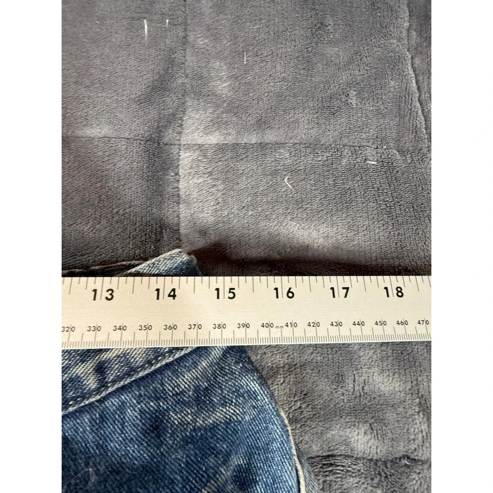 Choize Club XL Jeans Denim‎ Blue Flame Design Distressed Hem Elastic Waist - Picture 7 of 14